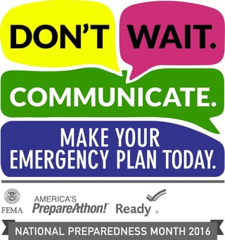 National Preparedness Month Banner