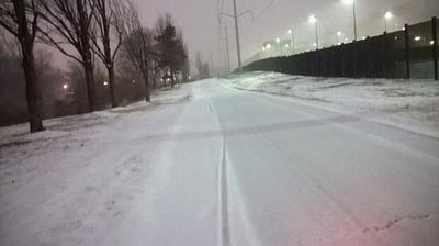Arlington County Plows Bike Trails, January 2015