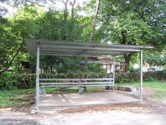 Bus stop in Costa Rica