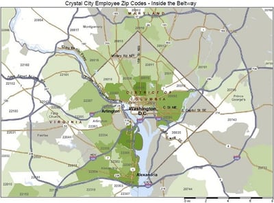 Crystal City Density Map