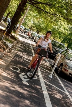 Bike to Work, Arlington Virginia, Bike Lane