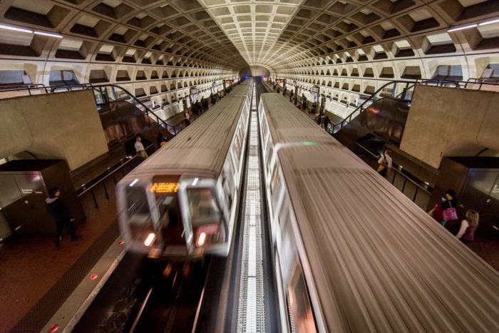 Metro trains, Arlington Virginia, SafeTrack