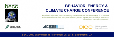 Behavior, Energy, and Climate Change Conference