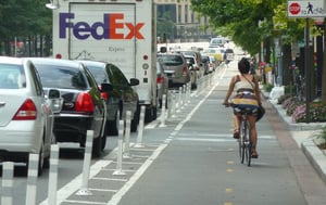 Protected Bike Lane in DC