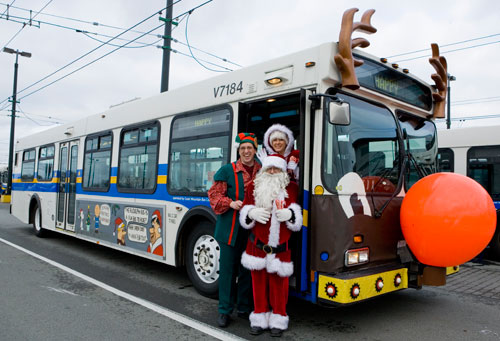 Vancouver's Reindeer Bus