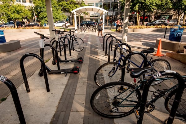 metro bike station