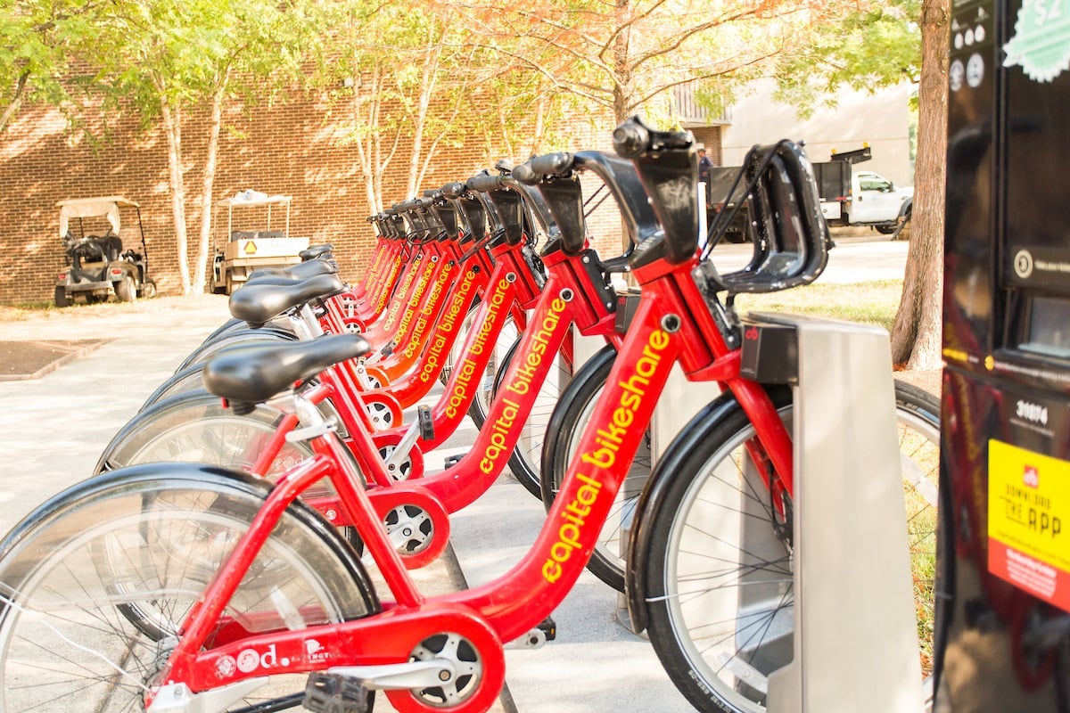 row-of-capital-bikeshare-at-station