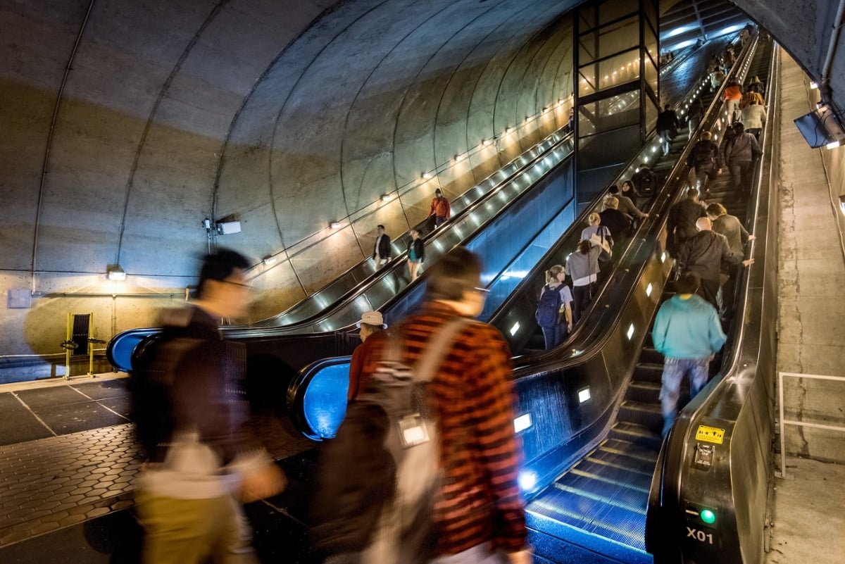 Escalator Replacement Project at Rosslyn Metro